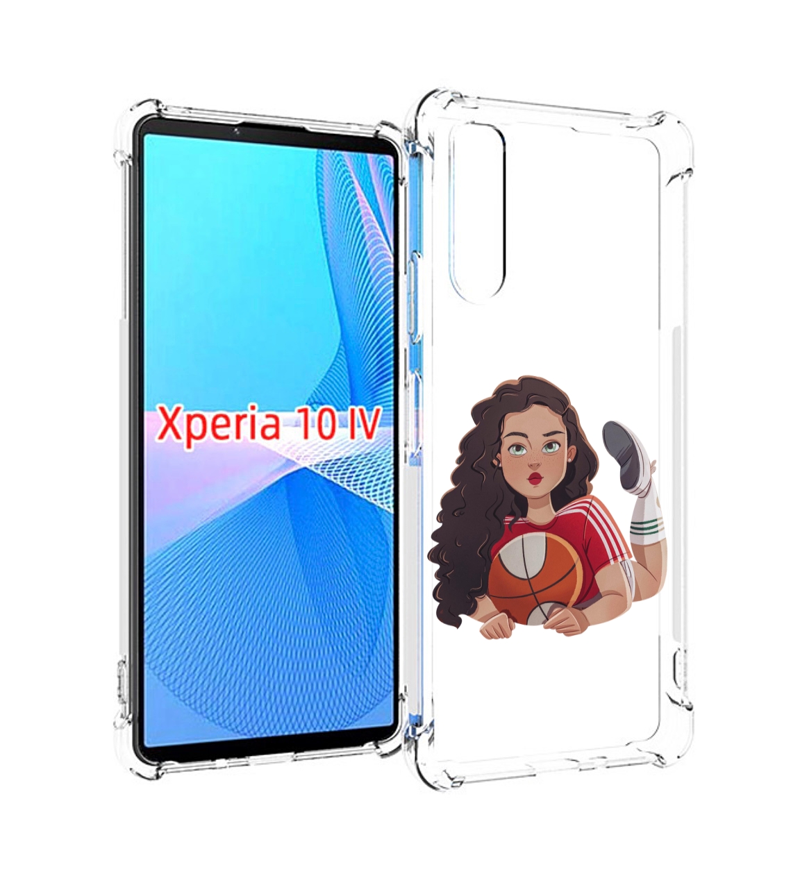 Чехол MyPads Баскетболитска-в-гольфах женский для Sony Xperia 10 IV (10-4) Tocco