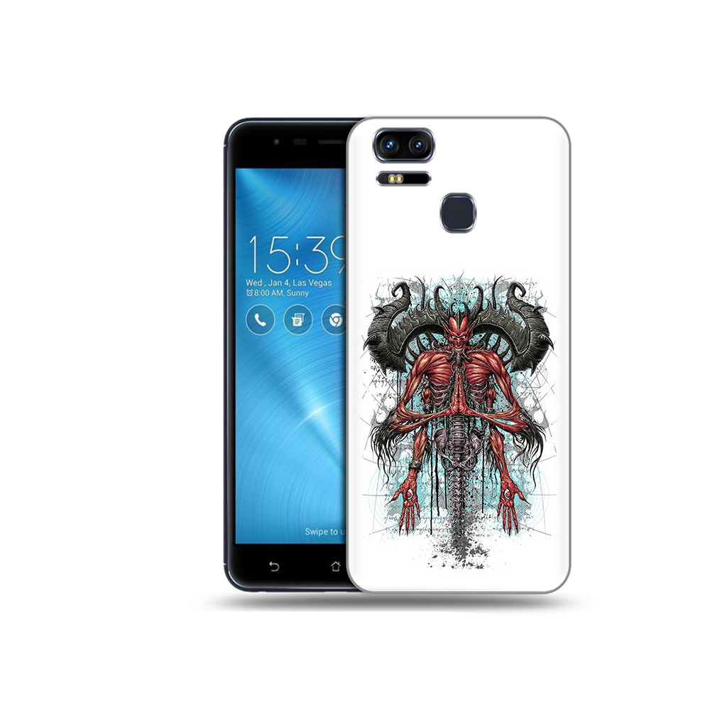 

Чехол MyPads Tocco для Asus ZenFone 3 дьявол (PT51214.656.340), Прозрачный, Tocco