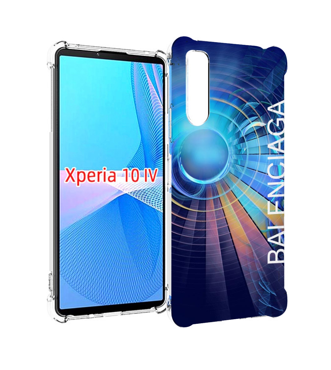 Чехол MyPads Баленсиага-абстракция для Sony Xperia 10 IV (10-4) Tocco