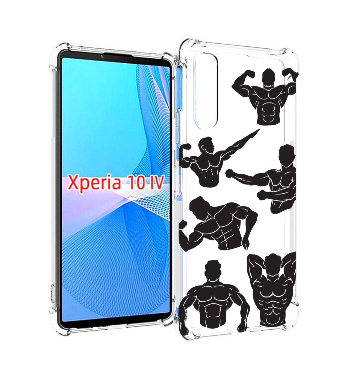 

Чехол MyPads Атлет мужской для Sony Xperia 10 IV (10-4), Прозрачный, Tocco