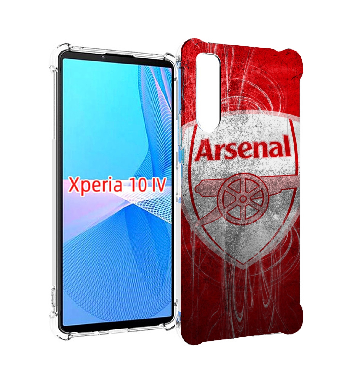 

Чехол MyPads Арсенал для Sony Xperia 10 IV (10-4), Прозрачный, Tocco