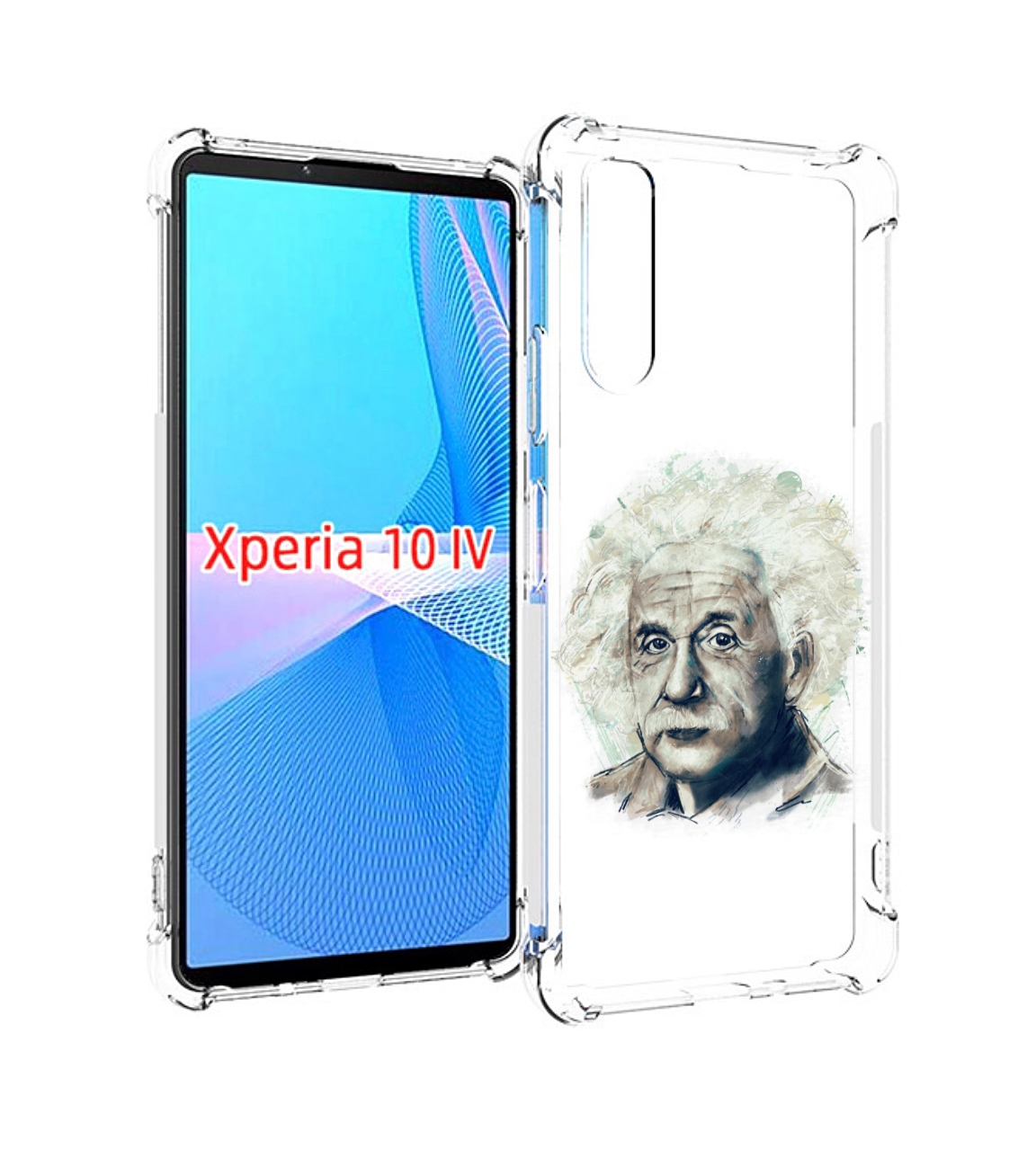 

Чехол MyPads Альберт энштейн для Sony Xperia 10 IV (10-4), Прозрачный, Tocco