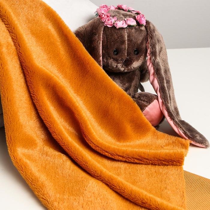 

Лоскут для рукоделия, 50х50 см, мех, цвет рыже-коричневый