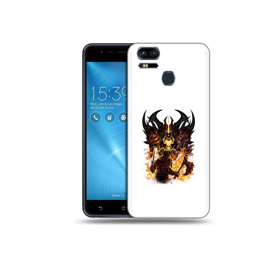 

Чехол MyPads Tocco для Asus ZenFone 3 демон shadow fiend (PT51214.656.318), Прозрачный, Tocco