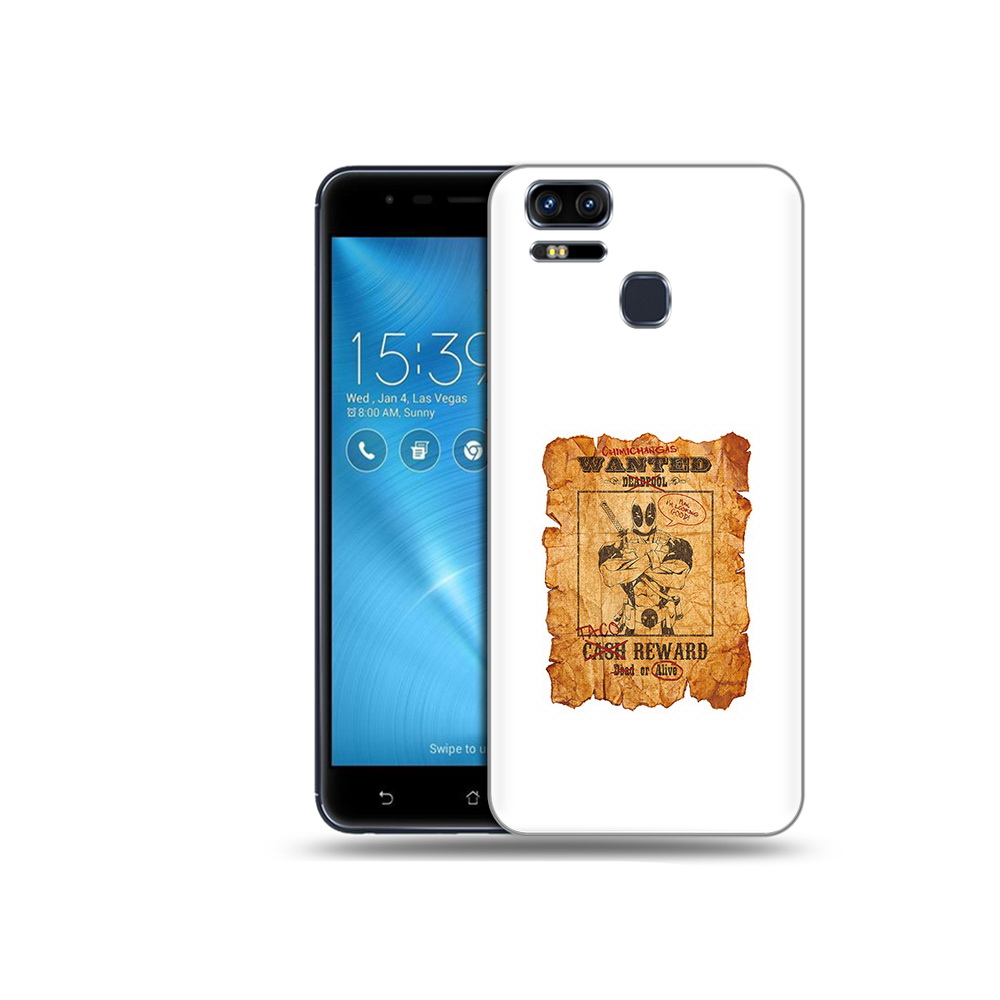 

Чехол MyPads Tocco для Asus ZenFone 3 дедпул (PT51214.656.317), Прозрачный, Tocco