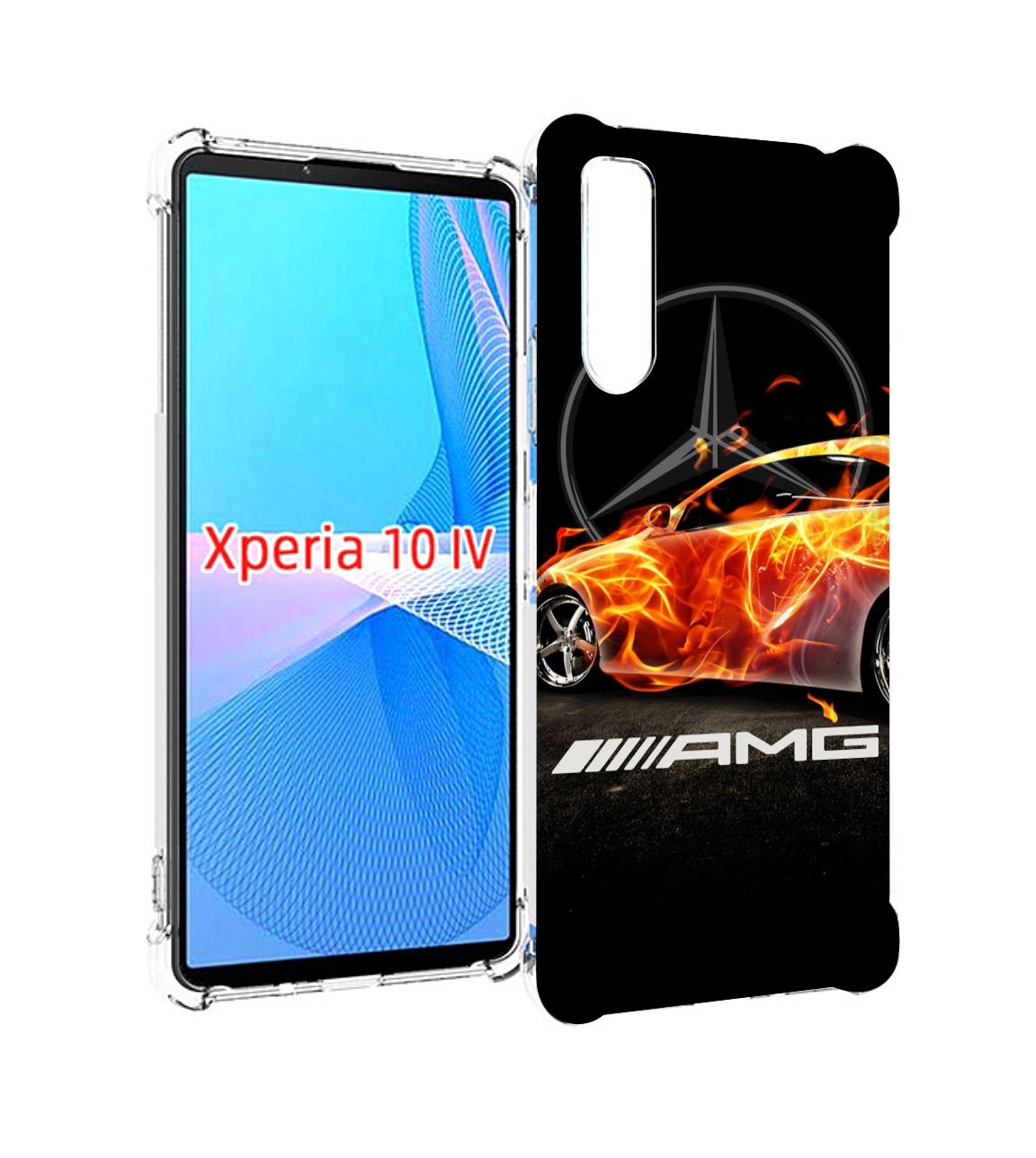 

Чехол MyPads АМГ мужской для Sony Xperia 10 IV (10-4), Прозрачный, Tocco