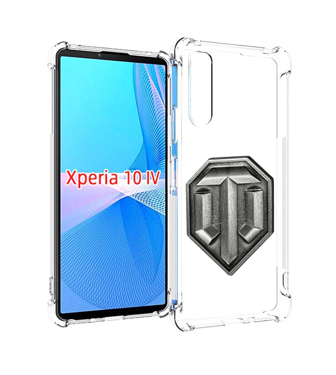 Чехол MyPads world-of-tanks мужской для Sony Xperia 10 IV (10-4) Tocco