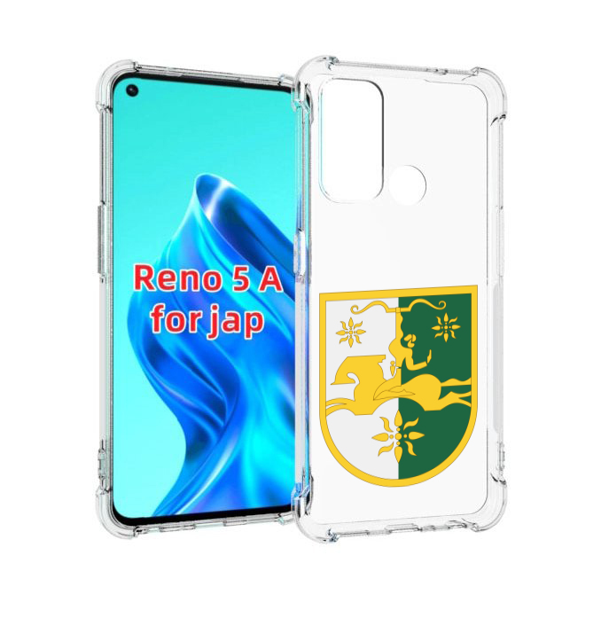 

Чехол MyPads герб-абхазии для Oppo Reno 5A, Прозрачный, Tocco