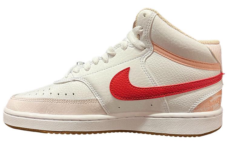 

Кеды унисекс Nike Court Vision Mid GS бежевые 39 EU, Бежевый, Court Vision Mid GS