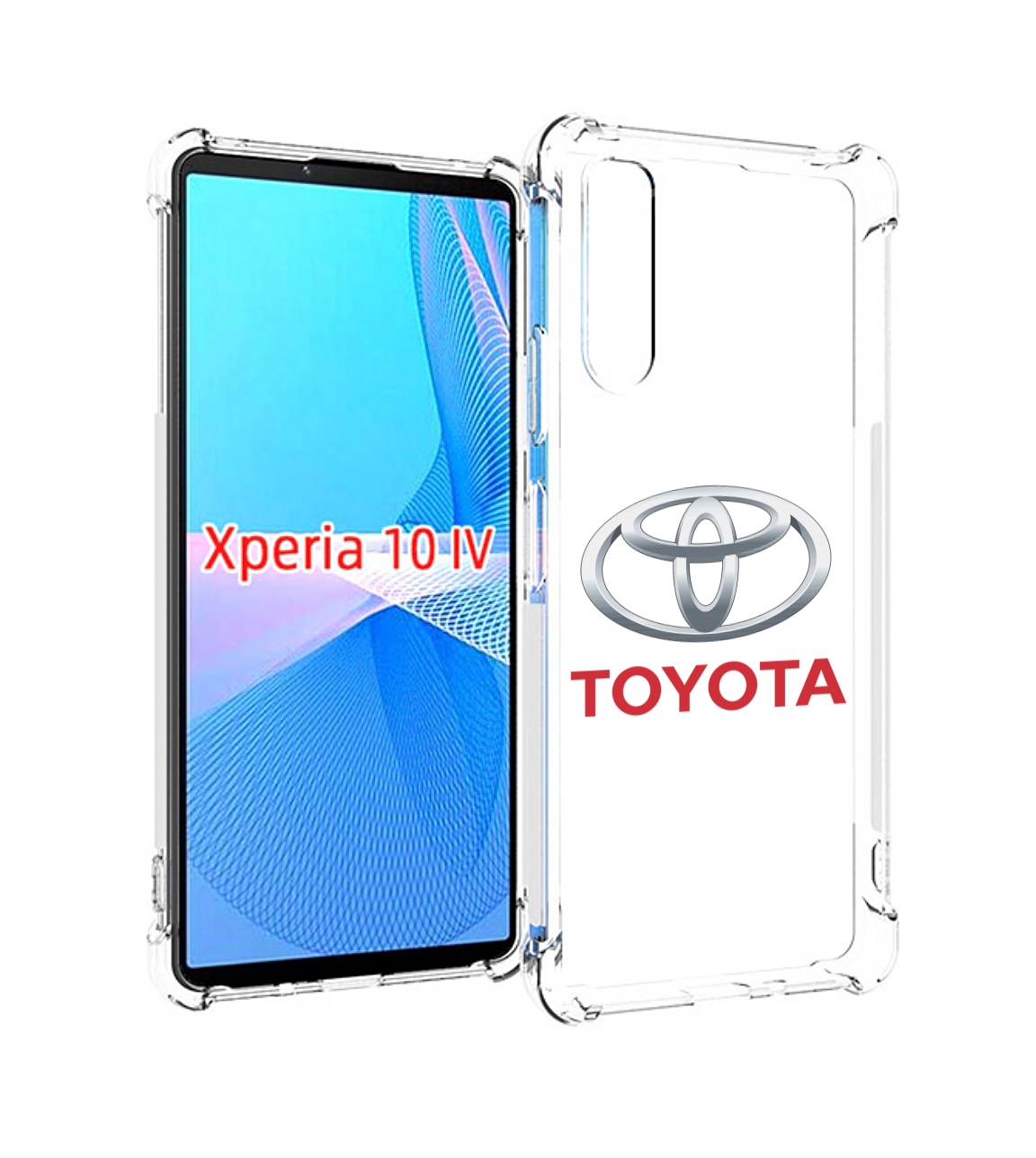 

Чехол MyPads toyota-4 мужской для Sony Xperia 10 IV (10-4), Прозрачный, Tocco