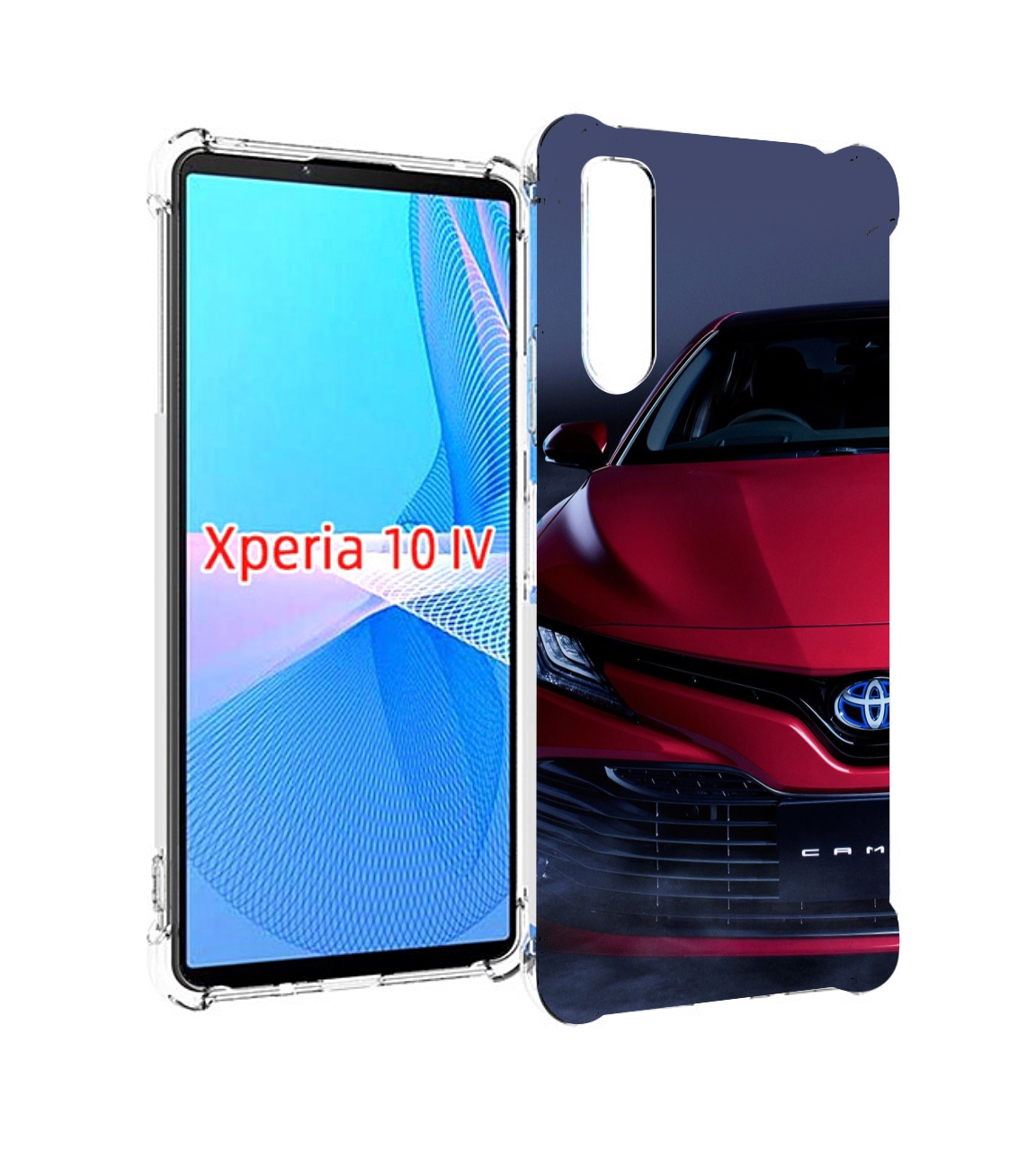 

Чехол MyPads toyota 1 для Sony Xperia 10 IV (10-4), Прозрачный, Tocco