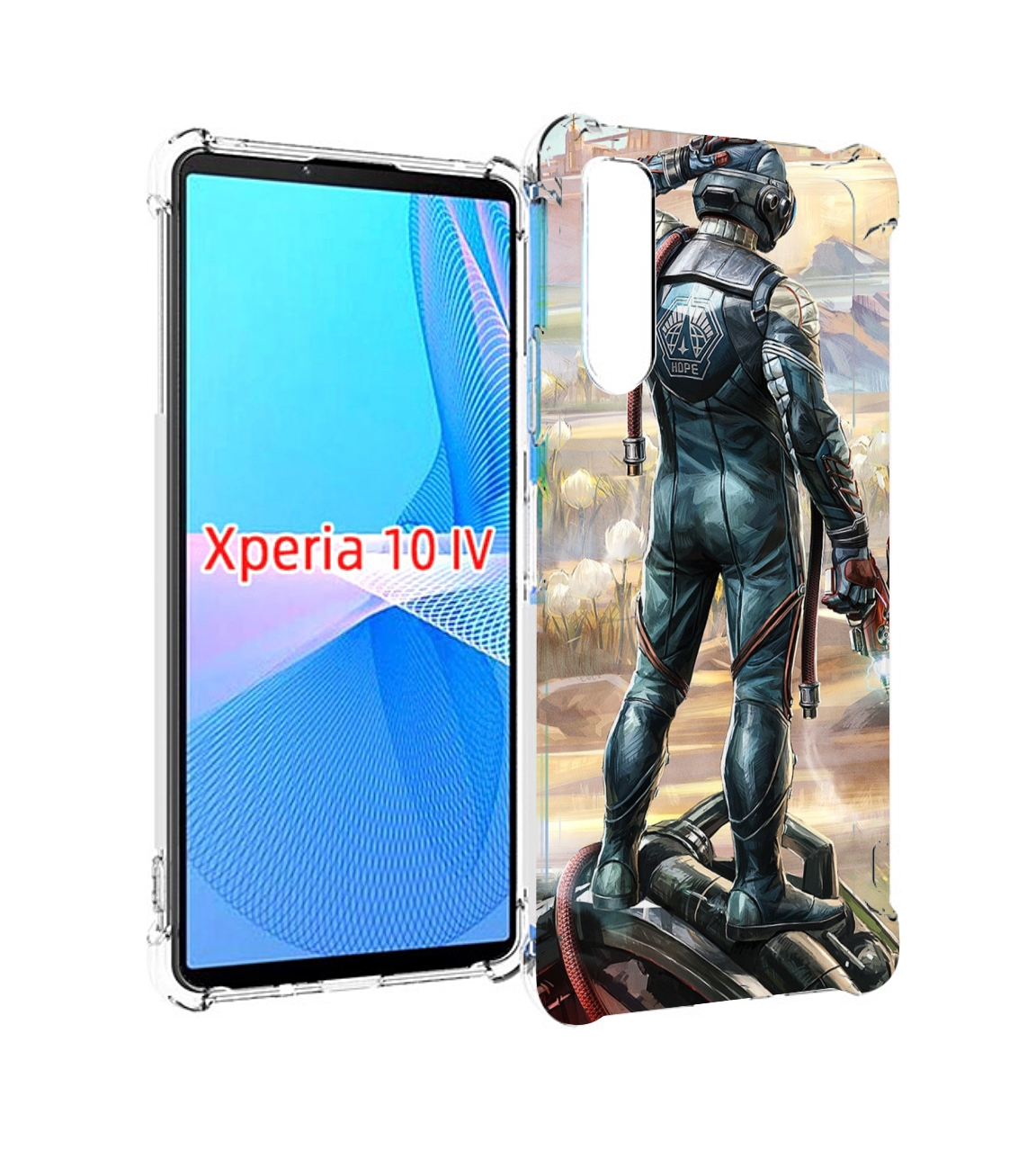 

Чехол MyPads the-outer-worlds для Sony Xperia 10 IV (10-4), Прозрачный, Tocco