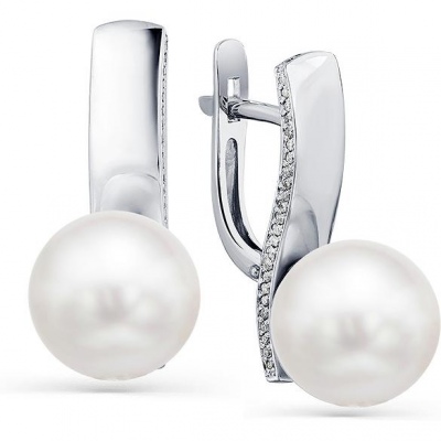 

Серьги из белого золота с жемчугом и бриллиантами Master Brilliant 2-207985-00-28, 2-207985-00-28