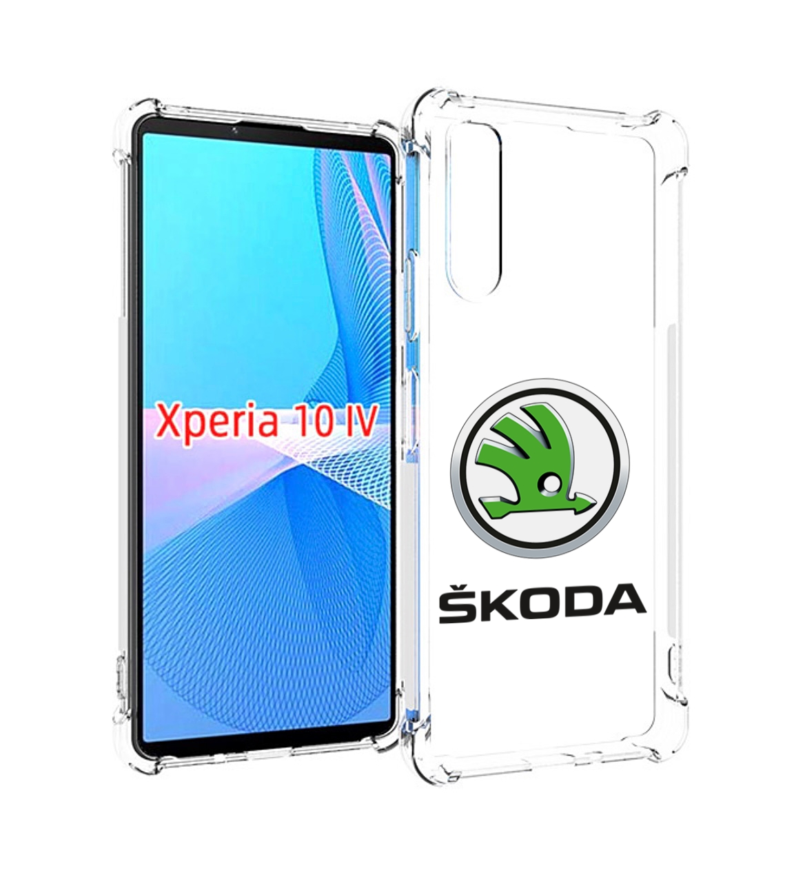 Чехол MyPads skoda-4 мужской для Sony Xperia 10 IV (10-4) Tocco