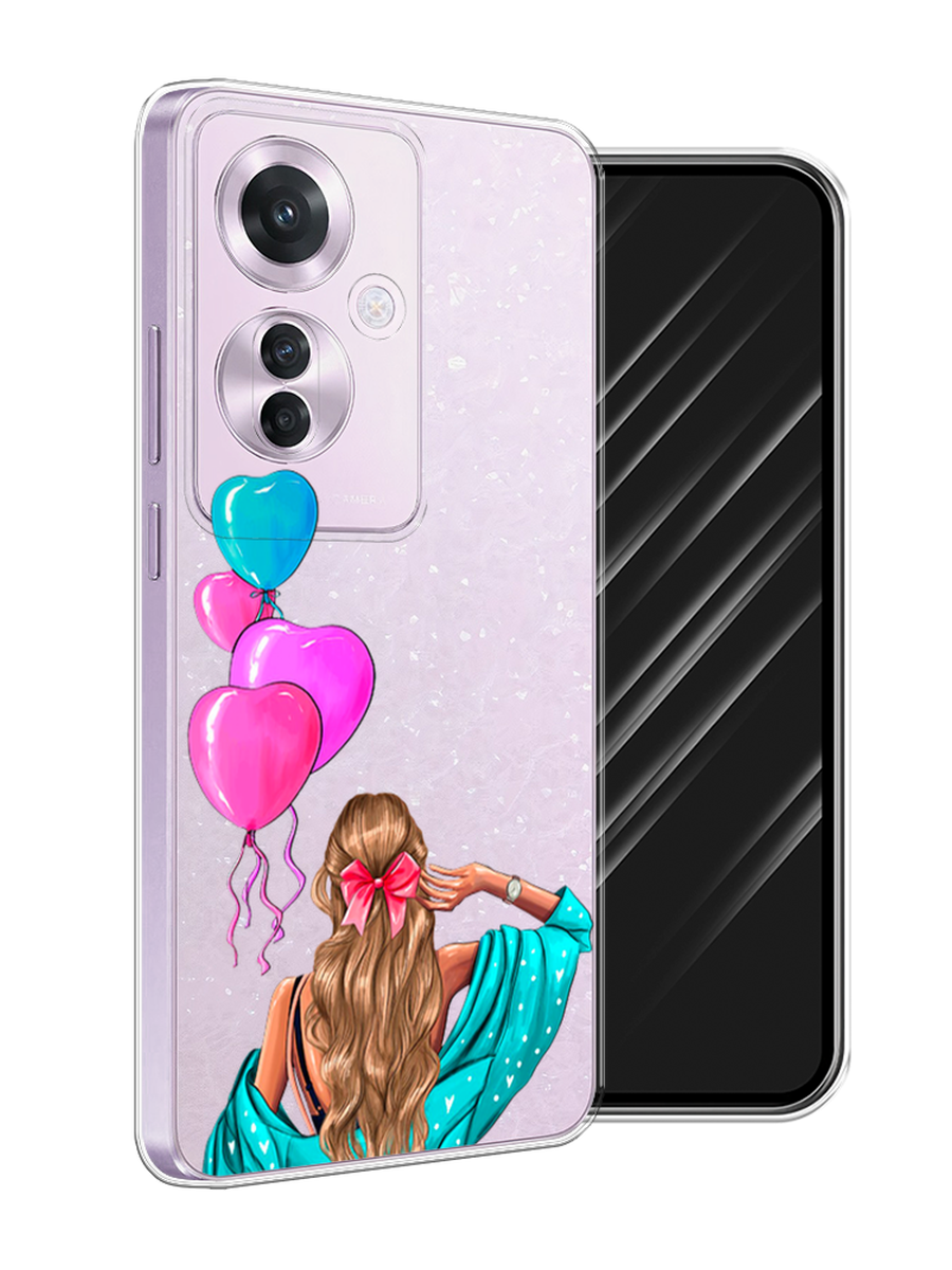 

Чехол Awog на Oppo Reno 11F "День Рождения", Голубой;розовый;бежевый, 2516650-1