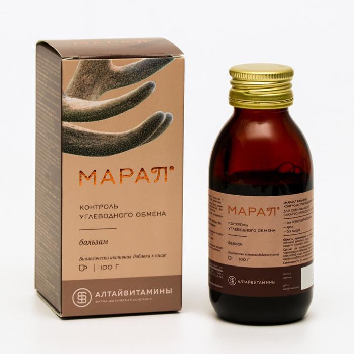 

Бальзам "Марал", контроль углеводного обмена, 100 г
