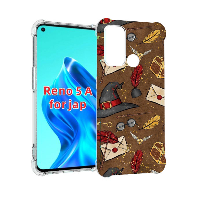 

Чехол MyPads гарри-поттер-вайб для Oppo Reno 5A, Прозрачный, Tocco