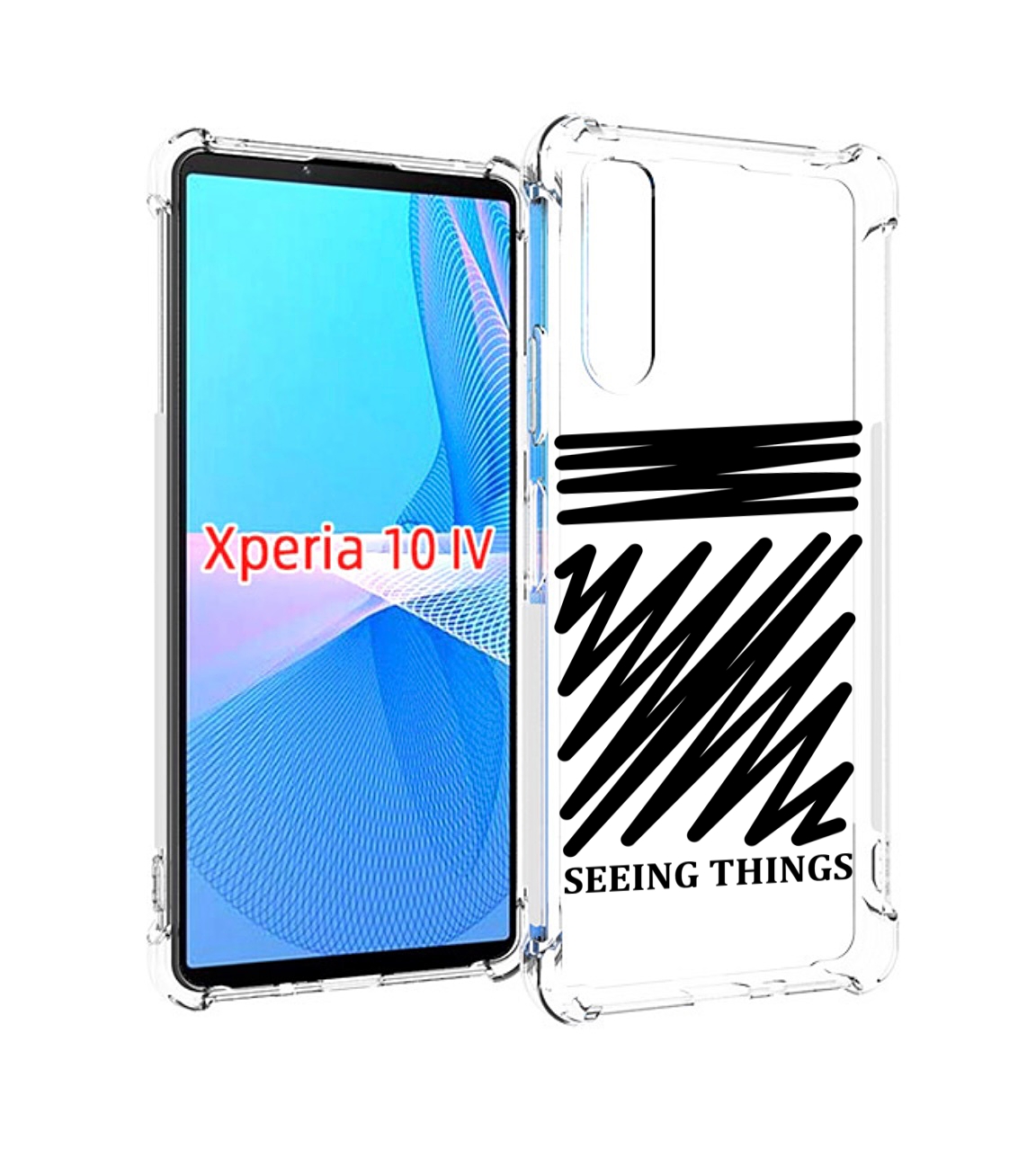 

Чехол MyPads seeing-things для Sony Xperia 10 IV (10-4), Прозрачный, Tocco