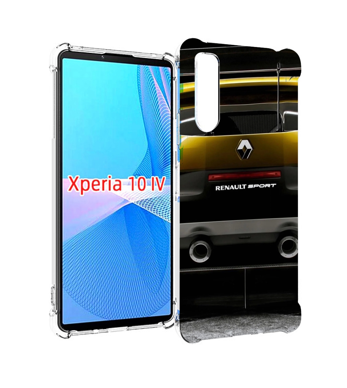 

Чехол MyPads renault-3 мужской для Sony Xperia 10 IV (10-4), Прозрачный, Tocco