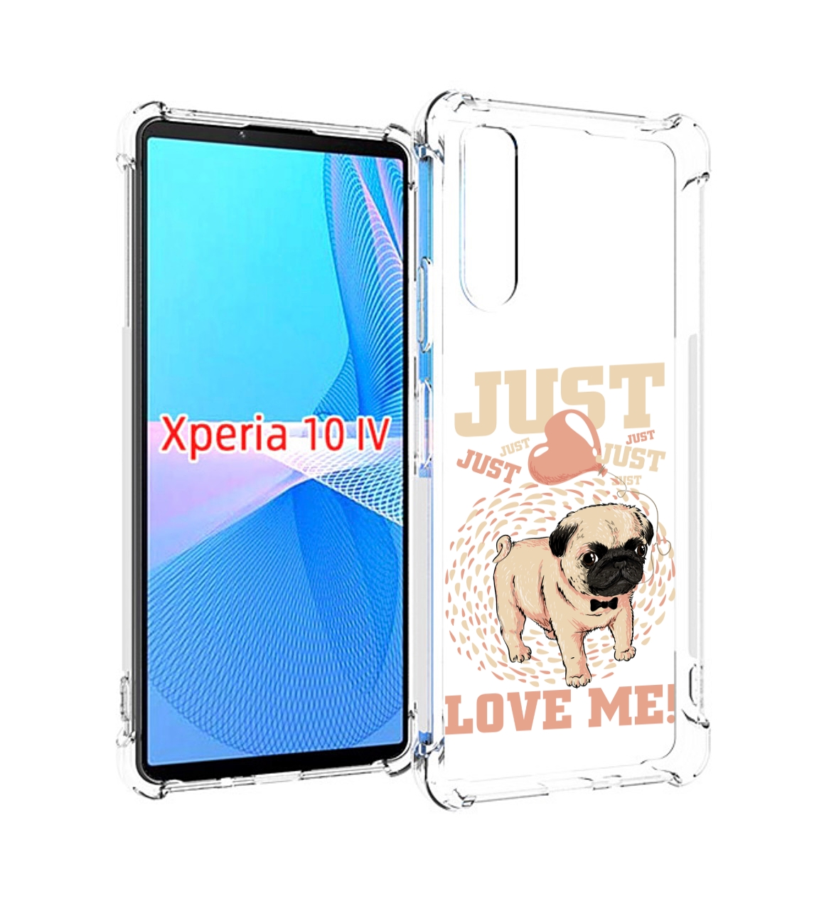 

Чехол MyPads Люби меня для Sony Xperia 10 IV (10-4), Прозрачный, Tocco