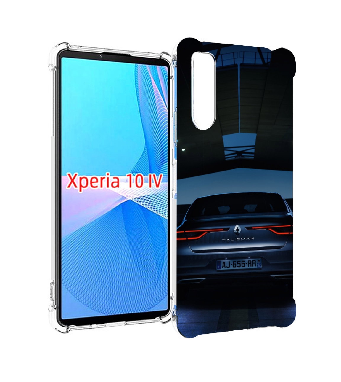 

Чехол MyPads renault 1 для Sony Xperia 10 IV (10-4), Прозрачный, Tocco