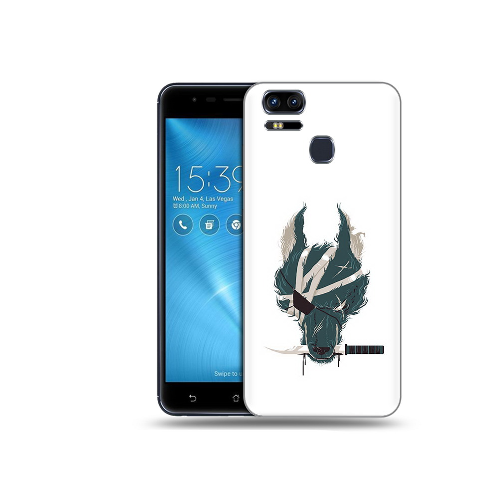 

Чехол MyPads Tocco для Asus ZenFone 3 волк-разбойник (PT51214.656.271), Прозрачный, Tocco