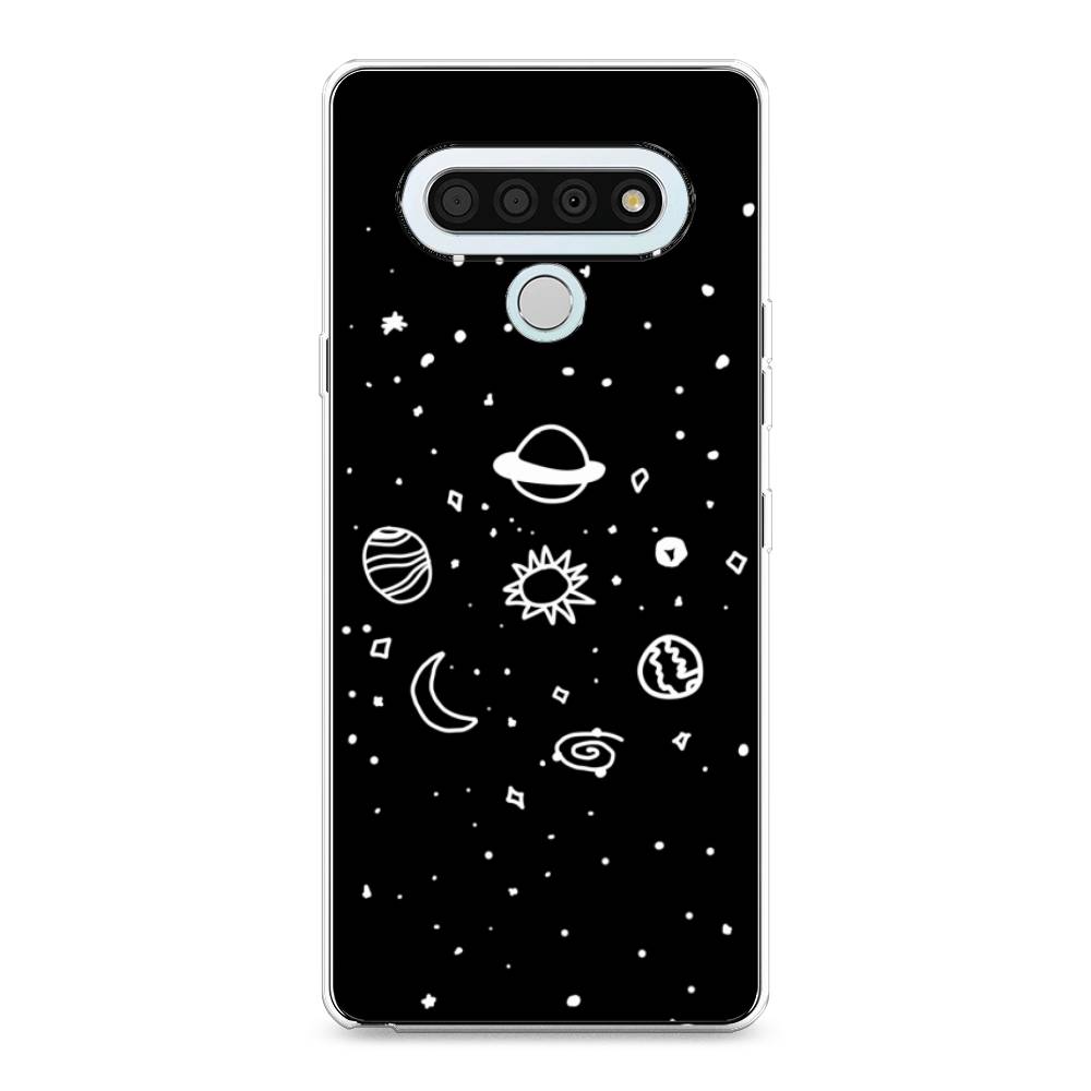 

Чехол для LG Stylo 6 "Дудл солнечной системы", Бежевый;серый, 84550-2