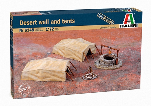 

Сборная модель Italeri 1/72 Desert Well & Tents 6148