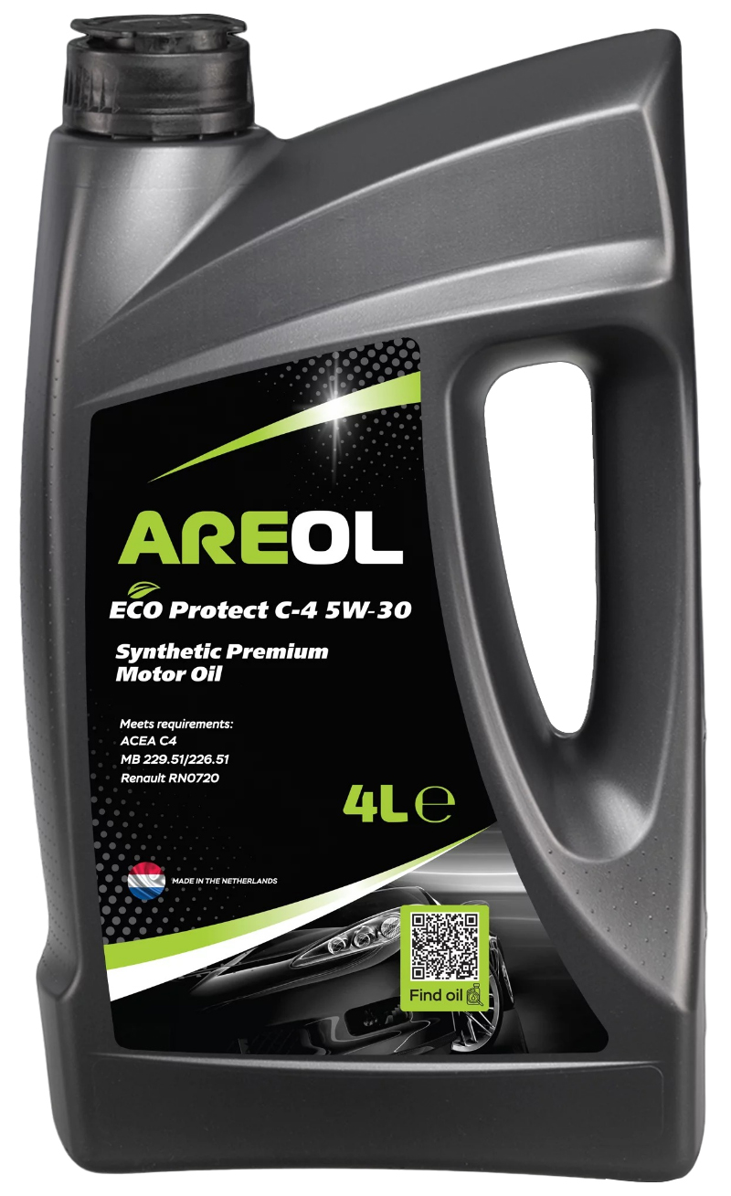 

Моторное масло Areol Eco Protect C-4 синтетическое 5W30 4л