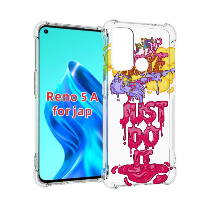

Чехол MyPads вкусный найк для Oppo Reno 5A, Прозрачный, Tocco