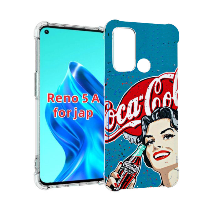 

Чехол MyPads вкусная кола картинка для Oppo Reno 5A, Прозрачный, Tocco