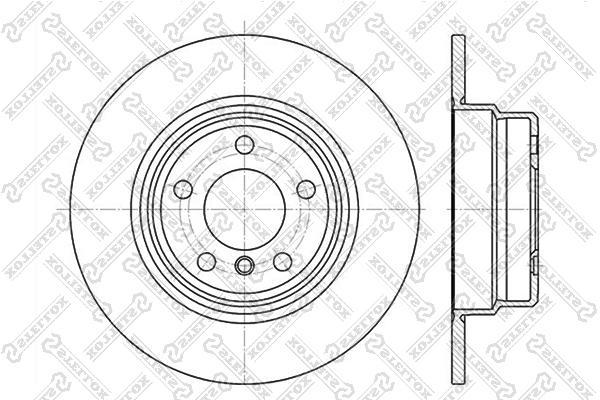 

Тормозной диск Stellox 6020-1548-SX