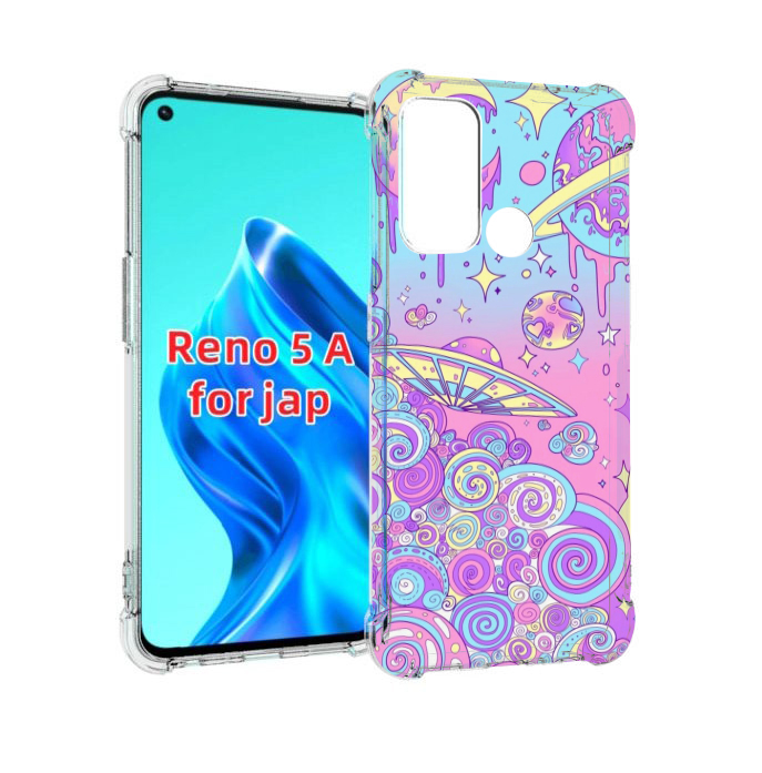

Чехол MyPads ванильные планеты для Oppo Reno 5A, Прозрачный, Tocco
