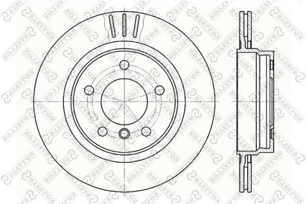 

Тормозной диск Stellox 6020-1541V-SX