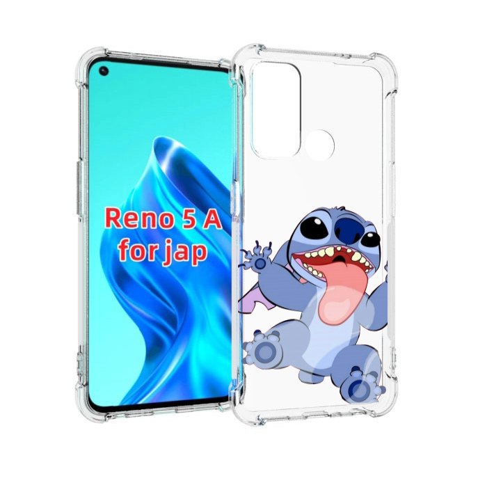 

Чехол MyPads большой-стич для Oppo Reno 5A, Прозрачный, Tocco