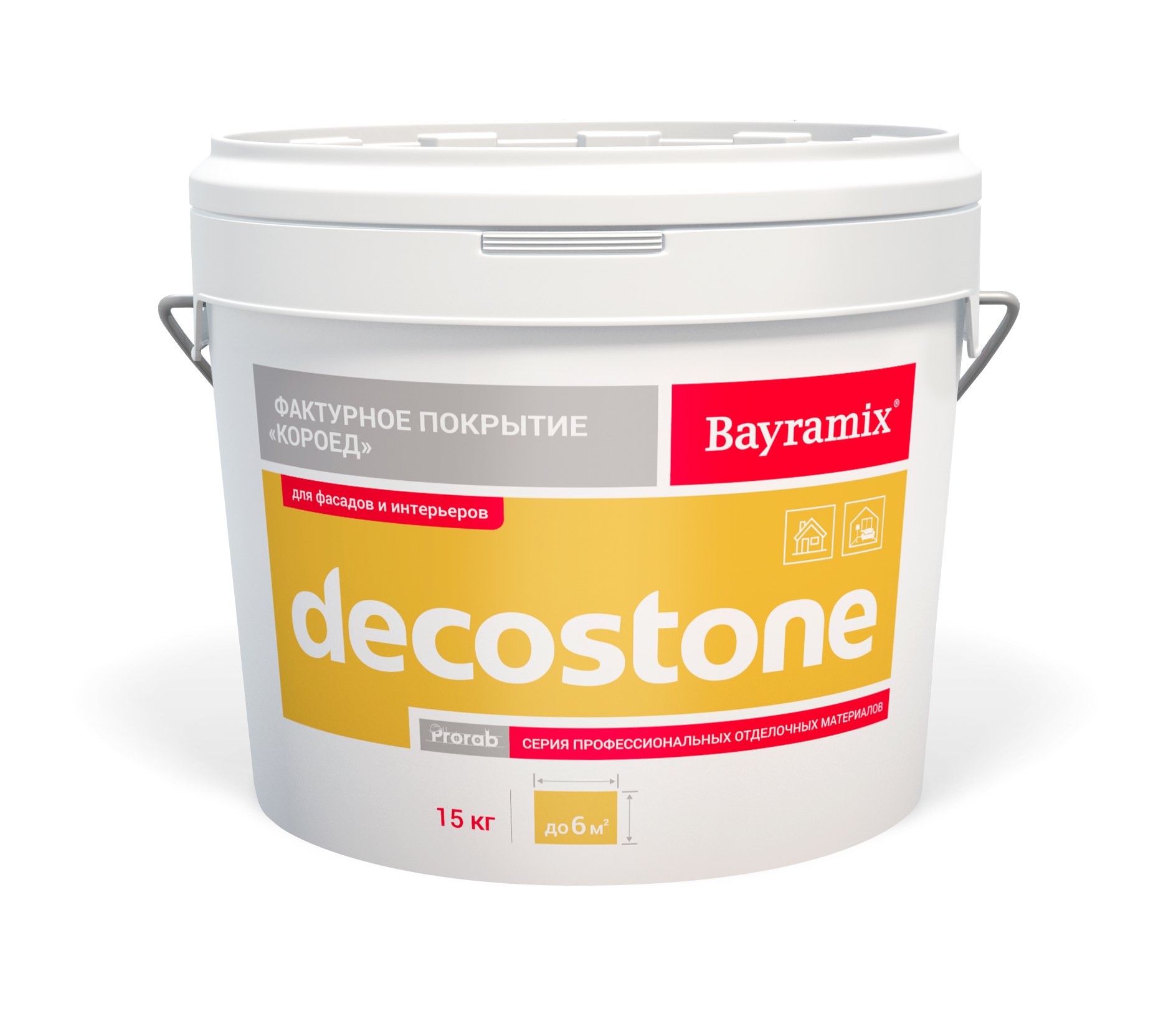 Покрытие Bayramix DECOSTONE 001 M, фактурное, 15 кг