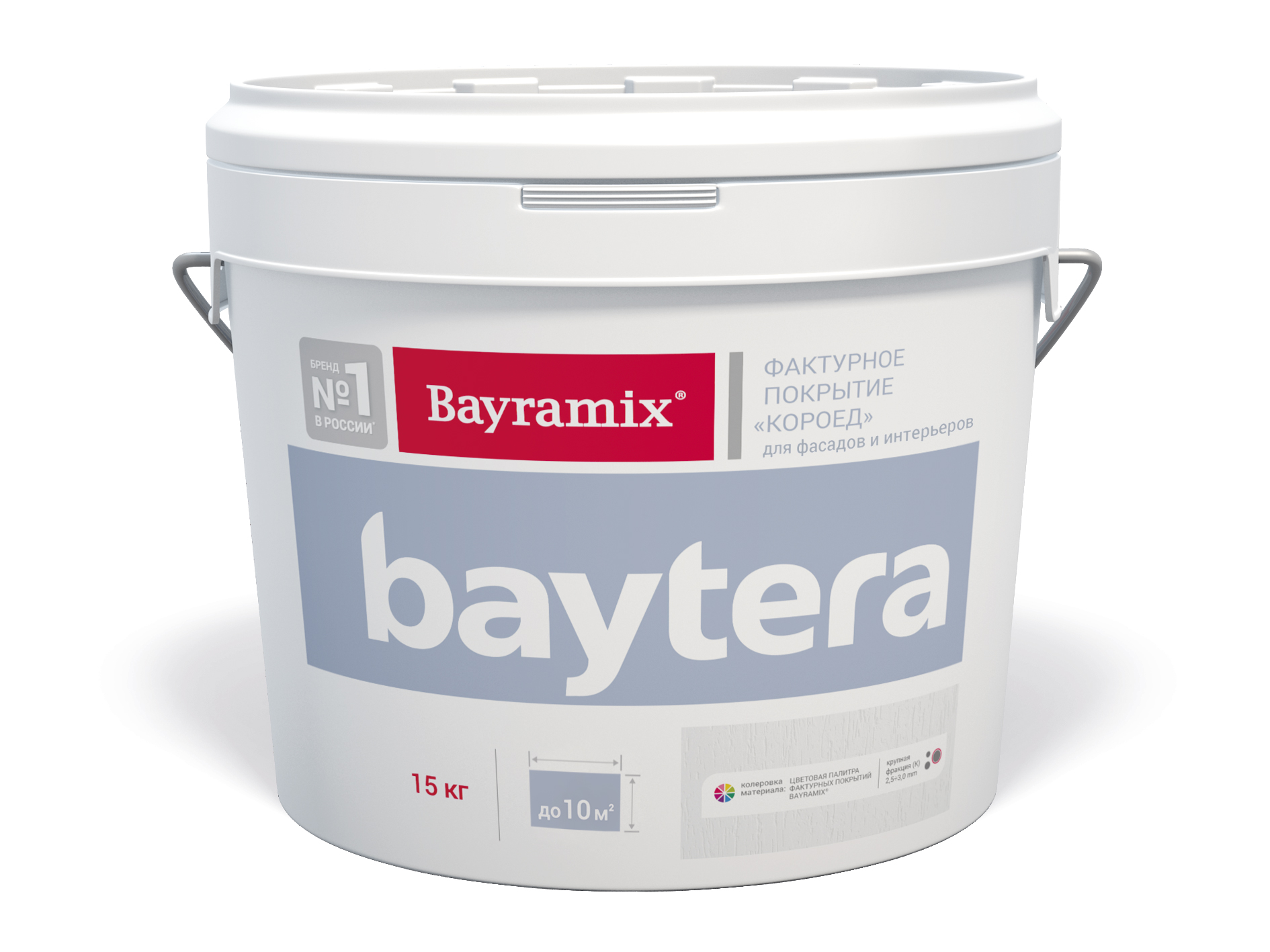 Покрытие Bayramix Baytera T 001 K, фактурное, 15 кг