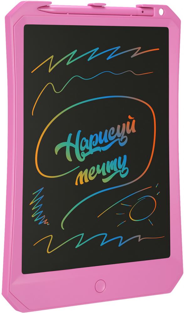 фото Детский планшет для рисования со стилусом hrs e-writing board 11 (розовый)