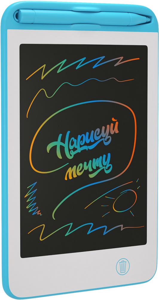 Детский планшет для рисования со стилусом HRS LCD Writing Tablet 6,5 (Голубой) графический планшет 8 5 lcd writing tablet black 006555