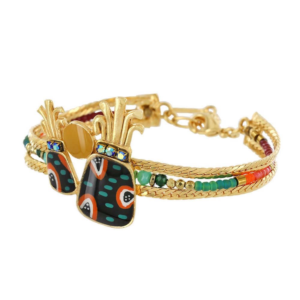 

Браслет из бижутерного сплава с хрусталем р.19 TARATATA TT-E23-12317-20M, TT-E23-12317-20M