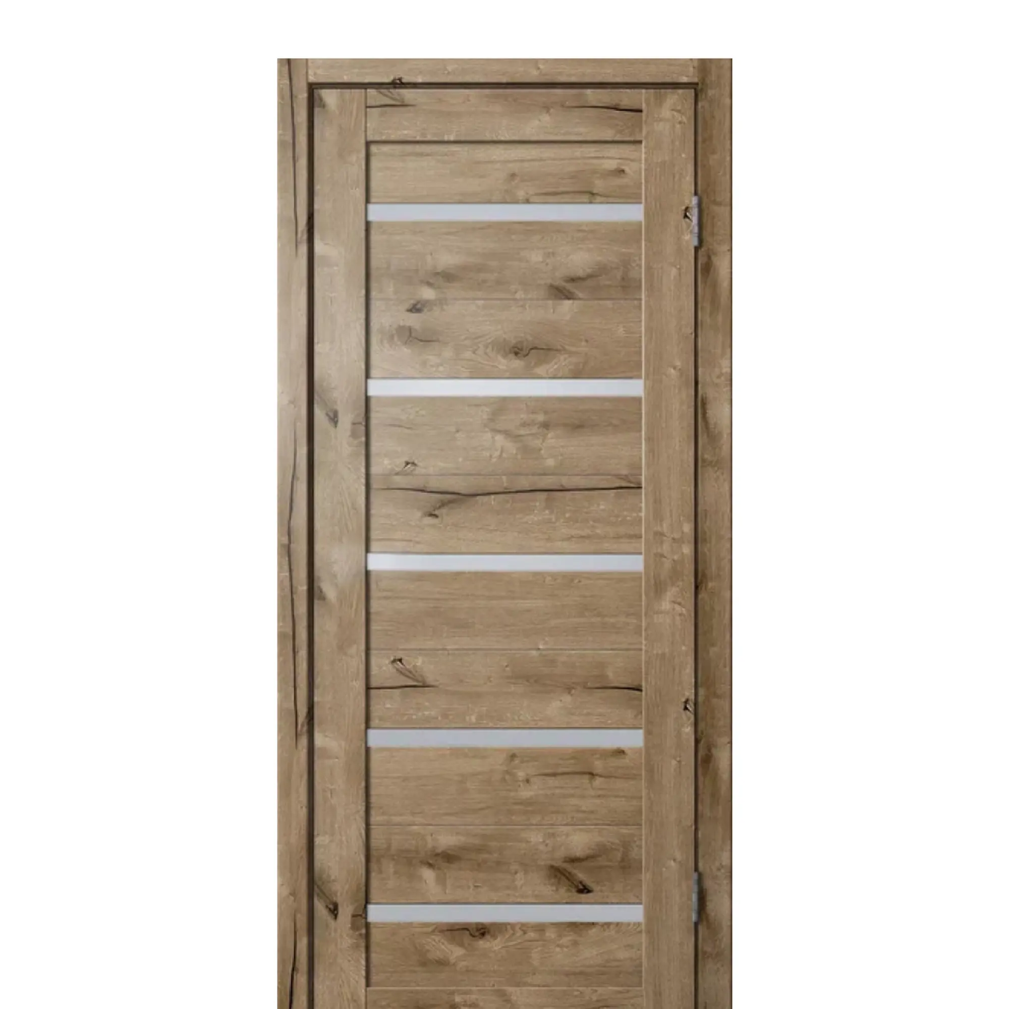 Межкомнатная дверь Paulinidor PD2245 в комплекте с фурнитурой 60х200см остеклённая