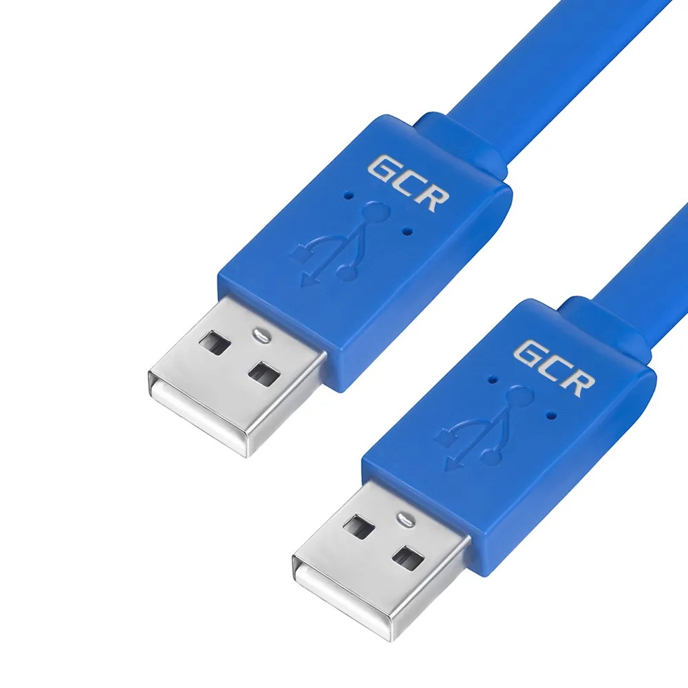 

GCR Кабель PROF 5.0m USB 2.0, AM/AM, плоский, синий, морозостойкий, GCR-UM4MF-BD-5.0m