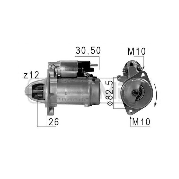 Стартер Mercedes C-Class/C-Class T-Model/Sprinter 35-t 01>16 ERA 220671