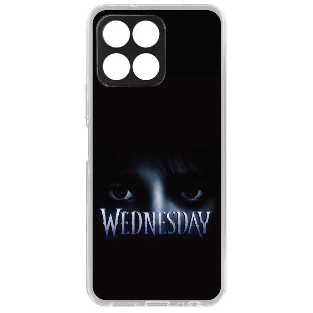 

Чехол-накладка Уэнсдей Аддамс - Логотип для Honor X8 5G, Прозрачный
