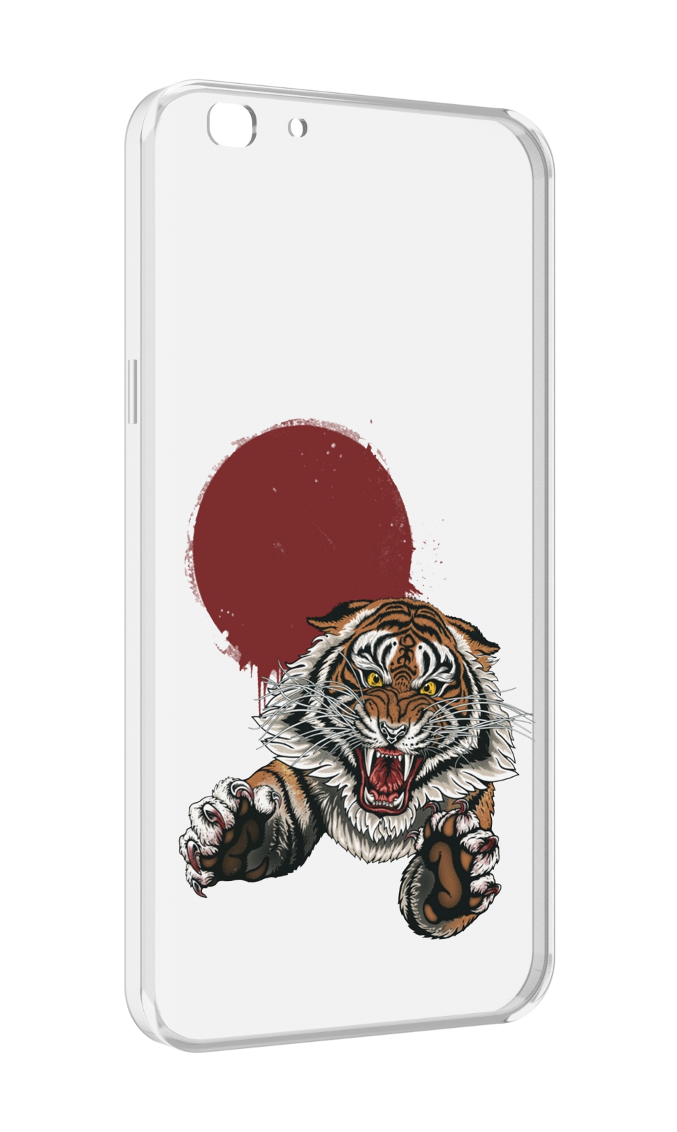 

Чехол MyPads Бросок тигра для Oppo A77/F3 (2017 год), Прозрачный, Tocco