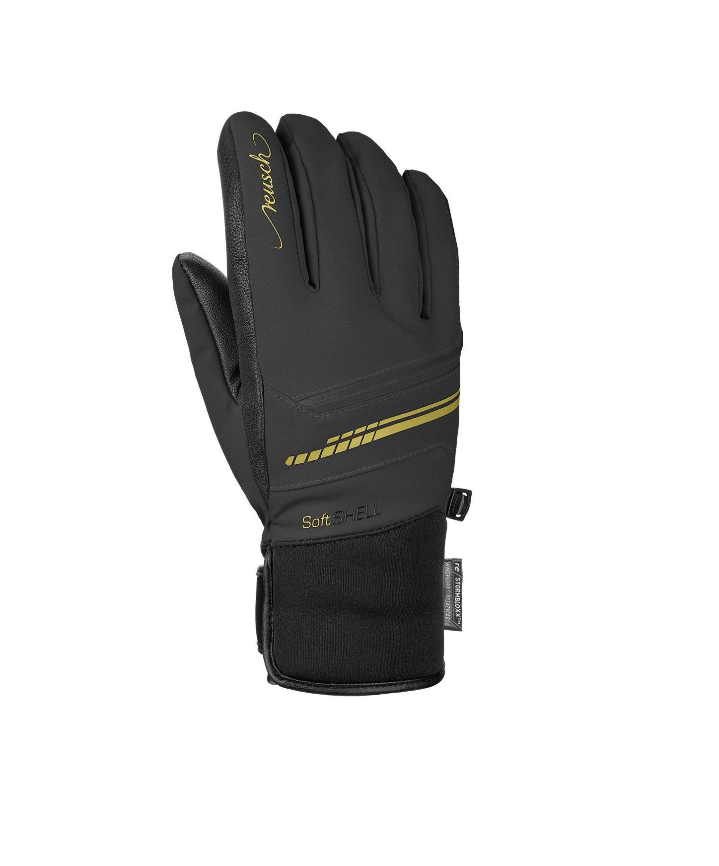 фото Перчатки reusch tomke stormbloxx™, black/gold, 6 inch