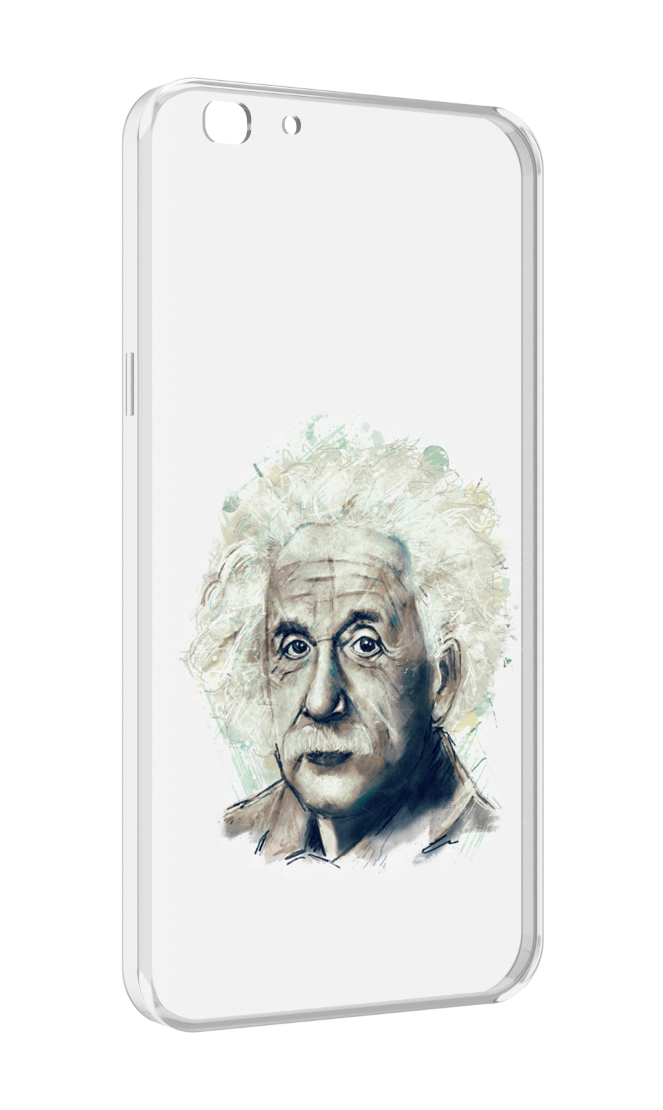 

Чехол MyPads Альберт энштейн для Oppo A77/F3 (2017 год), Прозрачный, Tocco