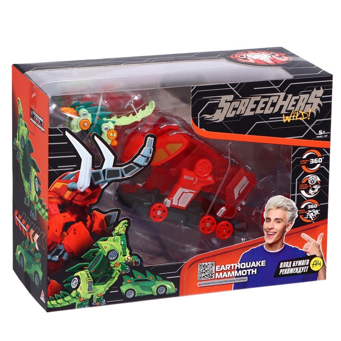 

Screechers Wild Игровой набор «Ерсквейк Мамонт», L3, Дикие Скричеры, Влад А4