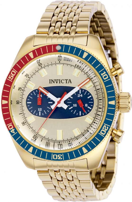 Наручные часы мужские INVICTA 40529 золотистые