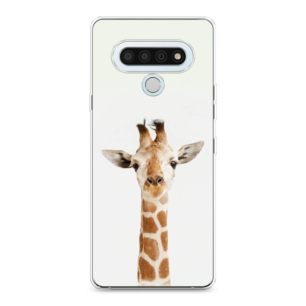 

Чехол для LG Stylo 6 "Любопытный жираф", Бежевый;коричневый, 84550-1